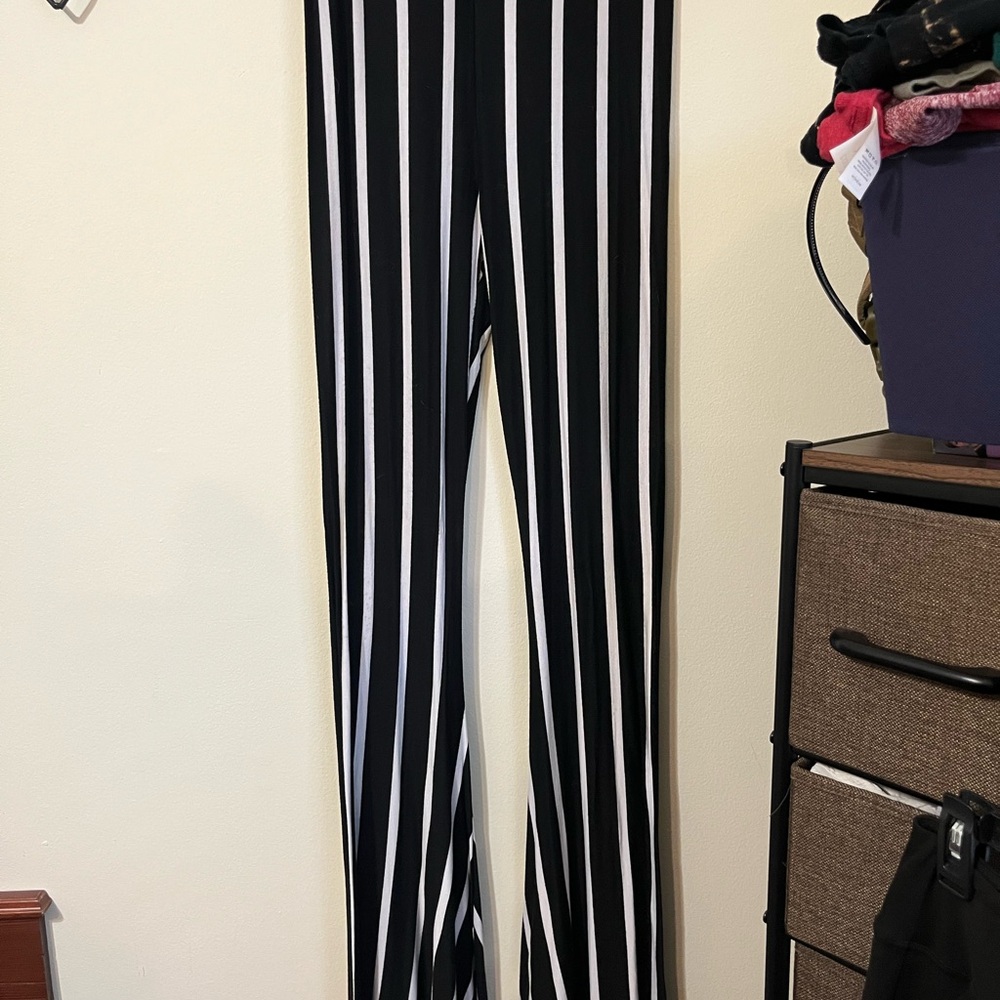 Show Me Your MuMu Black and White Flare Pants
